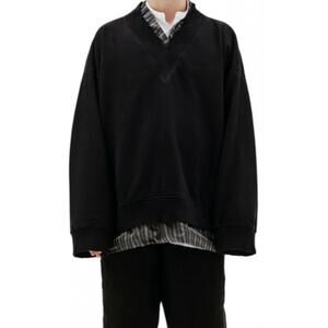 Maison Margiela French Terry Double Layer Sweatshirt IT 50 Viscose Striped Lined